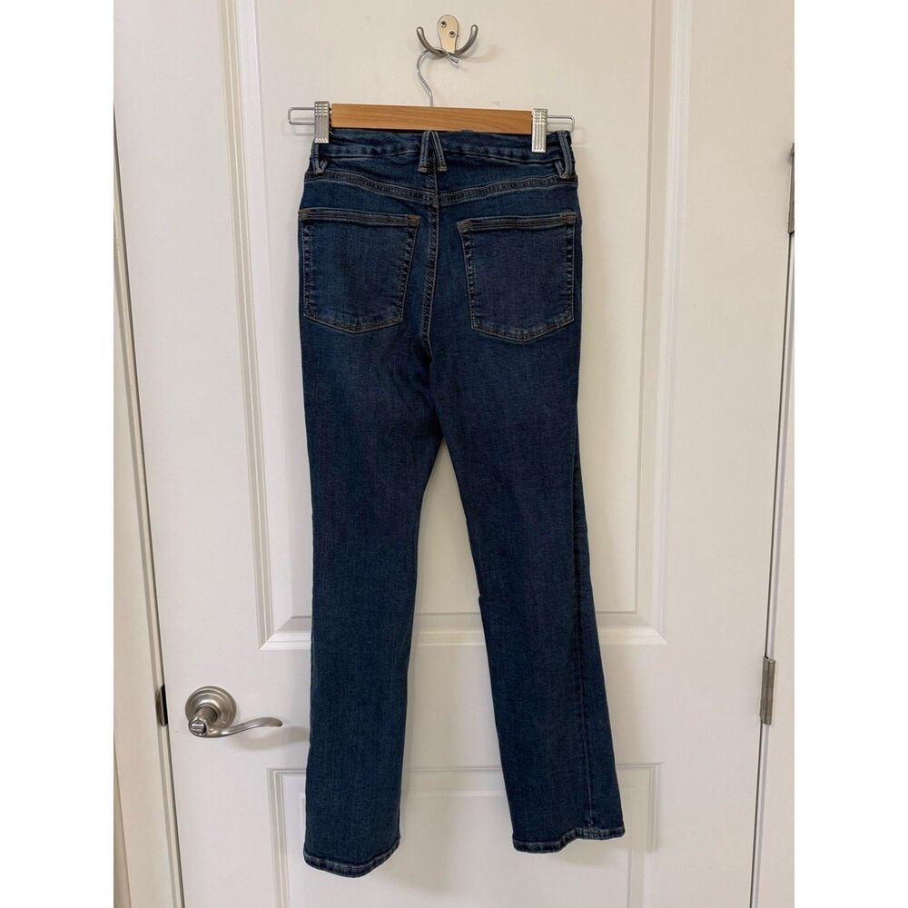 Good American Good Legs Straight Jeans | Size 25 | Mid Rise Slim Straight - Picture 5 of 10